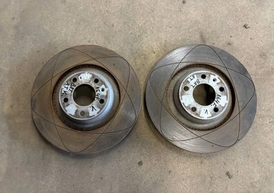 ATE 345er Bremsscheiben Powerdisc vorne AUDI A6 4F 4.2 V8 Scheiben KBA61340 - Bild 1 von 4