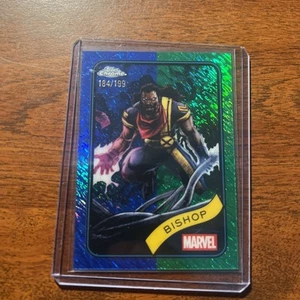 2025 Topps Chrome Marvel BISHOP #197 Blue & Green Shimmer /199 X-MEN - Picture 1 of 2