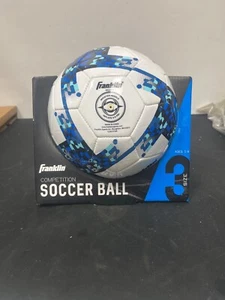 Franklin Sports Allwetter Wettbewerb Fußball Größe 3 (3-8 Jahre) - blau - Bild 1 von 3