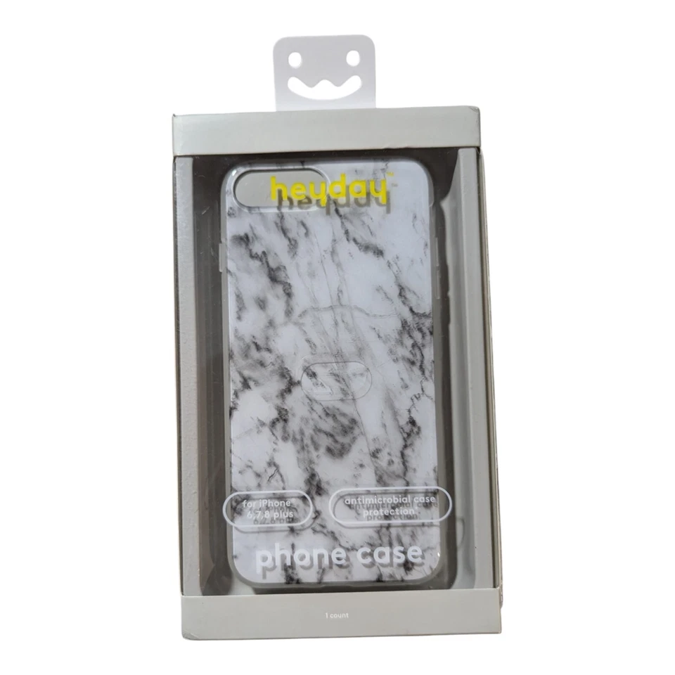 i7. Funda de teléfono heyday para Apple iPhone 6/7/8 Plus - mármol blanco Foto 1 de 1