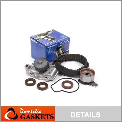 Kit de bomba de agua de correa de distribución AISIN apto para 86-89 Acura Integra 1,6 L DOHC D16A1 Foto 1 de 4