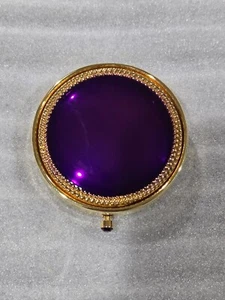 ESTEE LAUDER * LUCIDITY MIRROR POWDER COMPACT * 2010 ROYAL MOON PURPLE * LEER - Bild 1 von 3