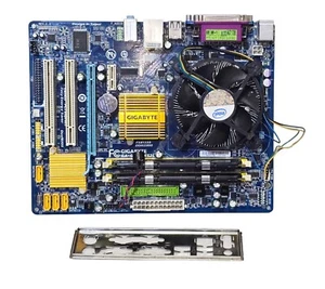 GIGABYTE GA-G31M-ES2L MOTHER BOARD +SLGTK 2.70GHz + 4GB RAM + Heat Sink & Fan - Picture 1 of 2