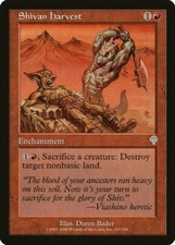 Shivan Harvest Invasion NM Red Uncommon MAGIC THE GATHERING MTG CARD ABUGames