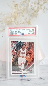 2019-20 Donruss Optic Jimmy Butler SSP /20 White Sparkle PSA 10 Gem Mint!  - Picture 1 of 2