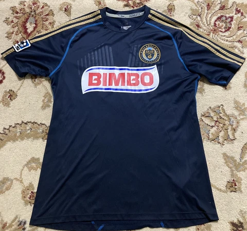 Adidas PHILADELPHIA UNION Small Soccer Jersey Football Shirt USA MLS Climacool Cover