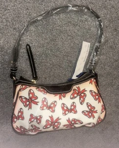 NWT Dooney & Bourke Disney Purse Minnie Pouchette Bows Bag Purse Patty - Picture 1 of 7