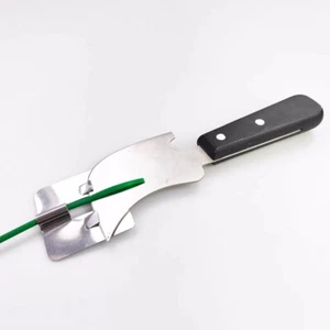 Cuchillo de corte de cuero para raspar piso de vinilo ranura cuarto de luna - Imagen 1 de 10