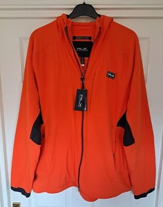 RLX Ralph Lauren Jacke Herren Gr. 2XL Orange Whistler Kapuze Golf Windbreaker - Bild 1 von 24