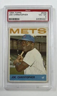 1964 Topps Baseball #546 Joe Christopher  PSA 4   GC21 - Image 1 of 2