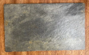 Alte Schieferplatte Dachplatte Tafel 25 x 15 x4mm gebraucht antrazit Bretagne - Bild 1 von 2