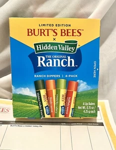 Burt's Bees X Hidden Valley Ranch Dippers Sigillato NUOVO Edizione Limitata Buffalo - Foto 1 di 2