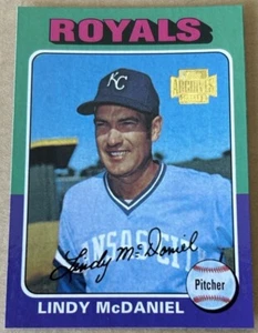 Scheda LINDY McDANIEL 2001 TOPPS ARCHIVES #363 condizioni NM-MT - Foto 1 di 2