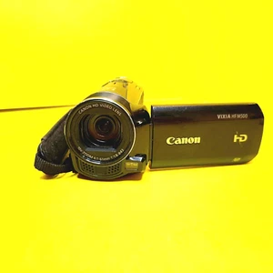 CANON VIXIA HF M500 DIGITAL VIDEO HD CAMCORDER CAMERA 10x OPTICAL ZOOM 2.07 MP - Picture 1 of 11