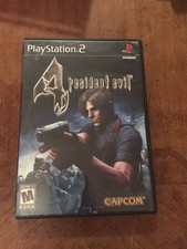 SONY PLAYSTATION 2- PS2- RESIDENT EVIL 4- NO MANUAL- BLACK LABEL
