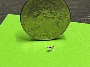 Dollhouse Miniature Animal Pet Dog N Scale Tiny Hound 1:160 B278 Dollys Gallery - Picture 1 of 3