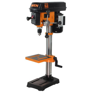 WEN Benchtop Drill Press Variable Speed Laser Guide Chuck Key Storage Power Tool