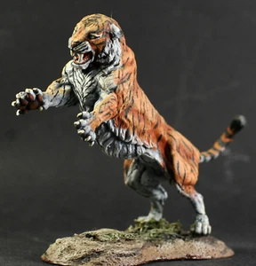 Tigre, Período Prehistórico 54mm Juguete Pintado Soldado | Coleccionable - Imagen 1 de 2