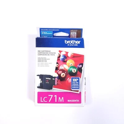 Brother LC71M Sealed Magenta Ink Cartridge Exp 03/2020 - Image 1 of 4