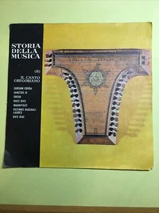 IL CANTO GREGORIANO  - STORIA DELLA MUSICA - DISCO 45 GIRI IN VINILE VINTAGE - Picture 1 of 5