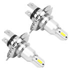 (Yellow Light /3000K) 2Pcs Super Bright 110W 2600Lm H4 Led Headlight Bulbs