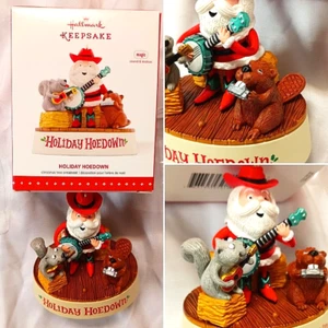 HOLIDAY HOEDOWN MAGIC SOUND AND MOTION ORNAMENT HALLMARK ANDENKEN 2015 - Bild 1 von 12