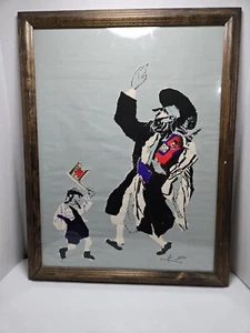Die Freude am Tanzen, farbige Litho auf Papier von Judith Yellin Cir. Holzrahmen 1974 - Bild 1 von 17