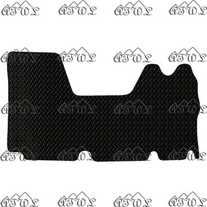 FITS RENAULT MASTER 2003 TO 2010 VAN TAILORED BLACK RUBBER VAN FLOOR MATS - Picture 1 of 6