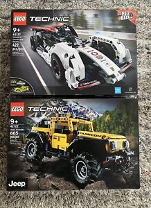 LEGO TECHNIC: Jeep Wrangler (42122) And LEGO Porsche (42137)