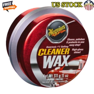 Cleaner Wax Paste Cleans Polishes Protects All Glossy Finishes Easy Application - Picture 1 of 6