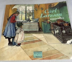 Carl Larson Aquarelles Watercolor & Drawing Art Collection Bibliotheque de L'Ima - Imagen 1 de 15