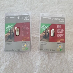 Lutron Electronics 3-Way Dimmer TG-603PH Toggle Style 600-watt Light Almond 2 Pk - Picture 1 of 6