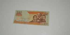 Dominicaine République 100 Peso 2010 Billets de Banque Cien - Imagen 1 de 2