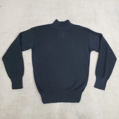 Suéter Jack Young Associates Para Hombres Grande Negro Lana Ignífuga FR Militar* Foto 1 de 4