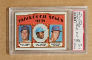 1972 Topps #141 New York Mets Rookie Stars Jon Matlack ROY PSA 8 NM-MT RC - Picture 1 of 2