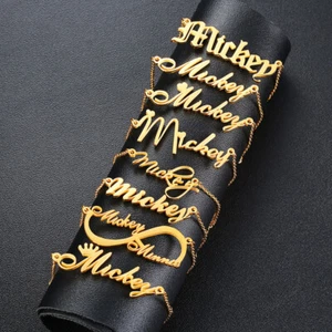 DIY Personalized Custom Name Women Bracelet Bangle Chain Birthday Valentine Gift - Picture 1 of 37