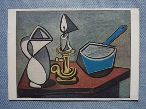 alte Ansichtskarte Postkarte AK Pablo Picasso La Casserole Emaillee Ölbild - Bild 1 von 2