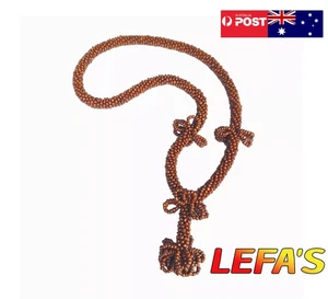 Chocolate Brown Ultra Premium Quality Handmade Kjostek Macedonia Dance Beads - Bild 1 von 4