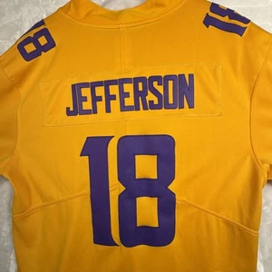 Nike Justin Jefferson #18 Minnesota Vikings Inverted Yellow Football Trikot 3XL - Bild 1 von 18