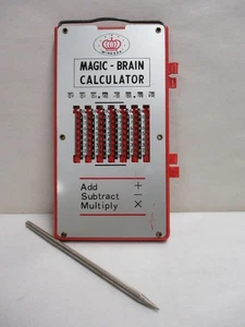 Vintage Windsor Magic-Brain Taschenrechner zum Addieren Subtrahieren und Multiplizieren - Bild 1 von 5