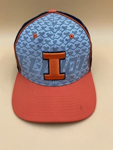 Fighting Illini Illinois Hat Zephyr 3M Reflective SnapBack Cap Hat Adjustable - Picture 1 of 15