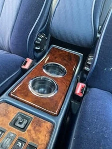 Ablagebox Mercedes Holz Getränkehalter Mittelkonsole W126 C126 Walnuß - Bild 1 von 19
