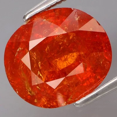 4.83Ct.Best Color&Full Fire! Natural Imperial Spessartite Garnet Africa - Image 1 of 4