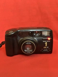Vivitar Series 1 ZM80 analoge Kompaktkamera 35 mm schwarz getestet & funktionsfähig - Bild 1 von 10