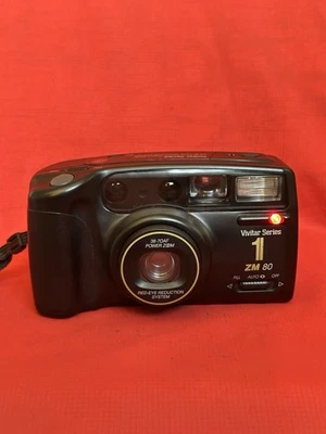 Vivitar Series 1 ZM80 35mm Film Point and Shoot Camera Black Tested & Working - Image 1 of 4