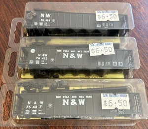 3 x kits de tolva de carbón sin montar Precision Masters escala N Norfolk & Western nuevos en caja - Imagen 1 de 2