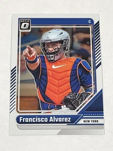 2024 Donruss Baseball Optic #58 - Francisco Alvarez - New York Mets - Picture 1 of 2
