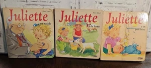 Juliette Books (Set Of 3) In French. A Un Petit Frere, Est Malade, A La... - Imagen 1 de 7