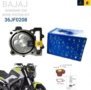 Fit For BAJAJ DOMINAR 250 Bore Pistons  Kit 36JF0208 - Picture 1 of 7