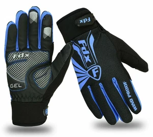 Cycling Gloves Winter Cold Weather Windproof Full Finger Touch Screen Gloves uk - Picture 1 of 9